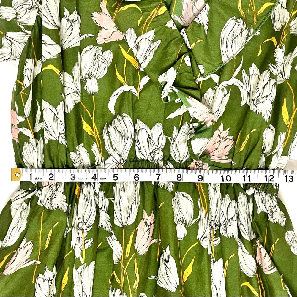 Trovata Olive Floral Ruffle Mini Dress - Picture 5 of 13